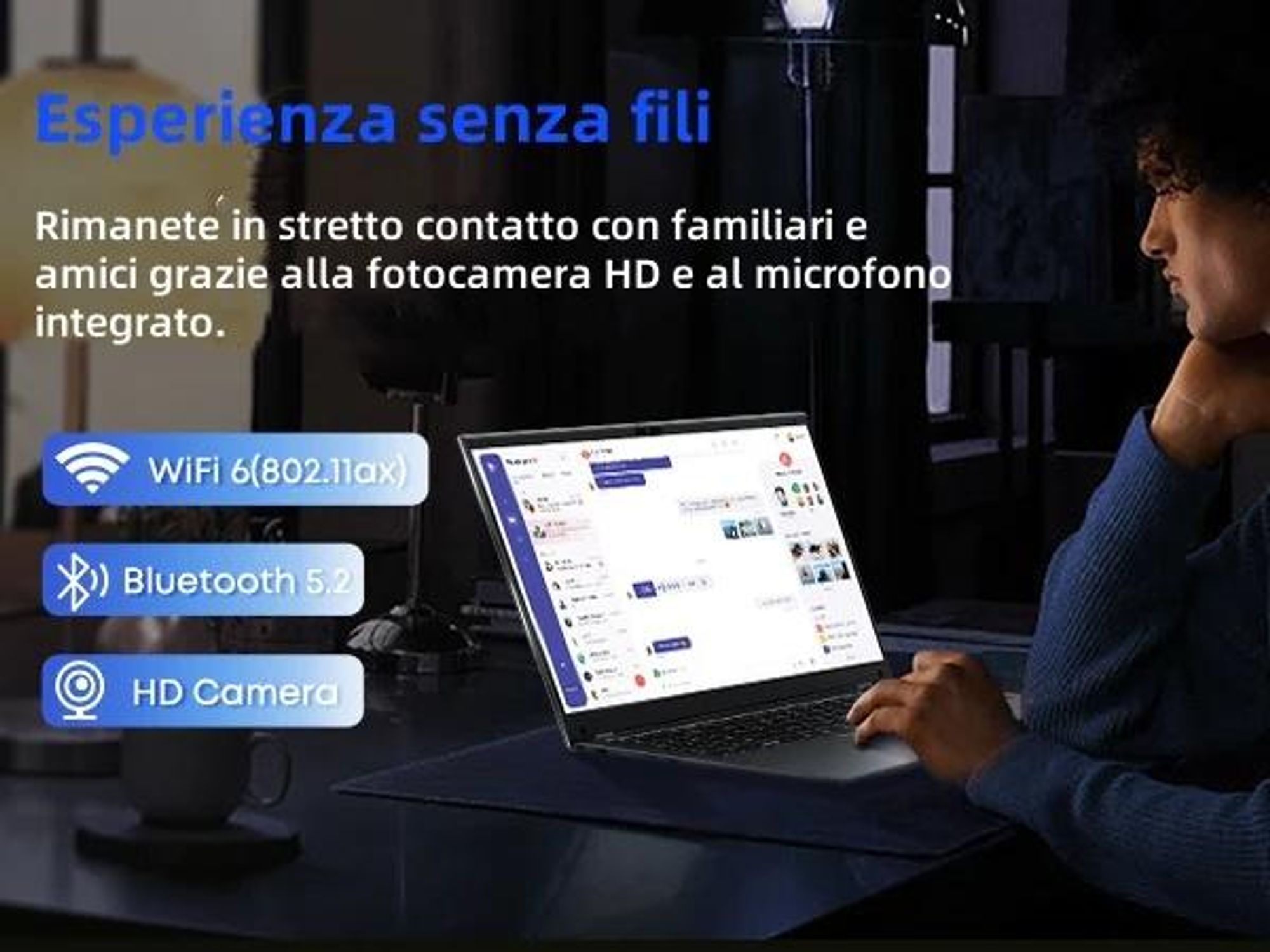 Laptop CHUWI GemiBook XPro - Processore Intel N100 Display 14.1" Windows 11 8GB+256GB Batteria - Grigio