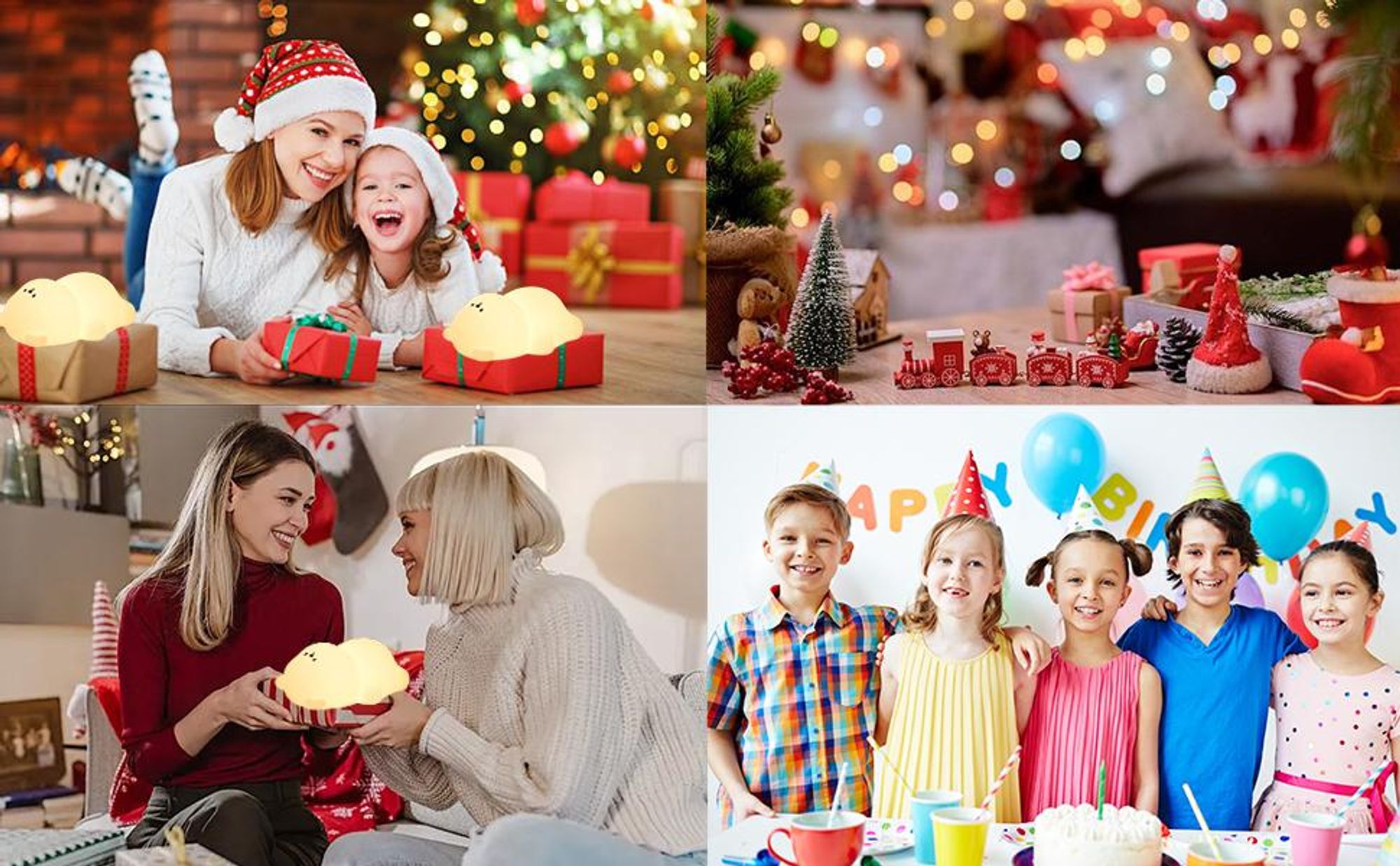 LED Nachtlicht Silikon Birne Touch Nachtlampe USB-Aufladbar mit Timer,7 Farbe dimmbar, Schlaflicht Kinderzimmer tragbare Schlafhilfe Stilllicht,Gesche