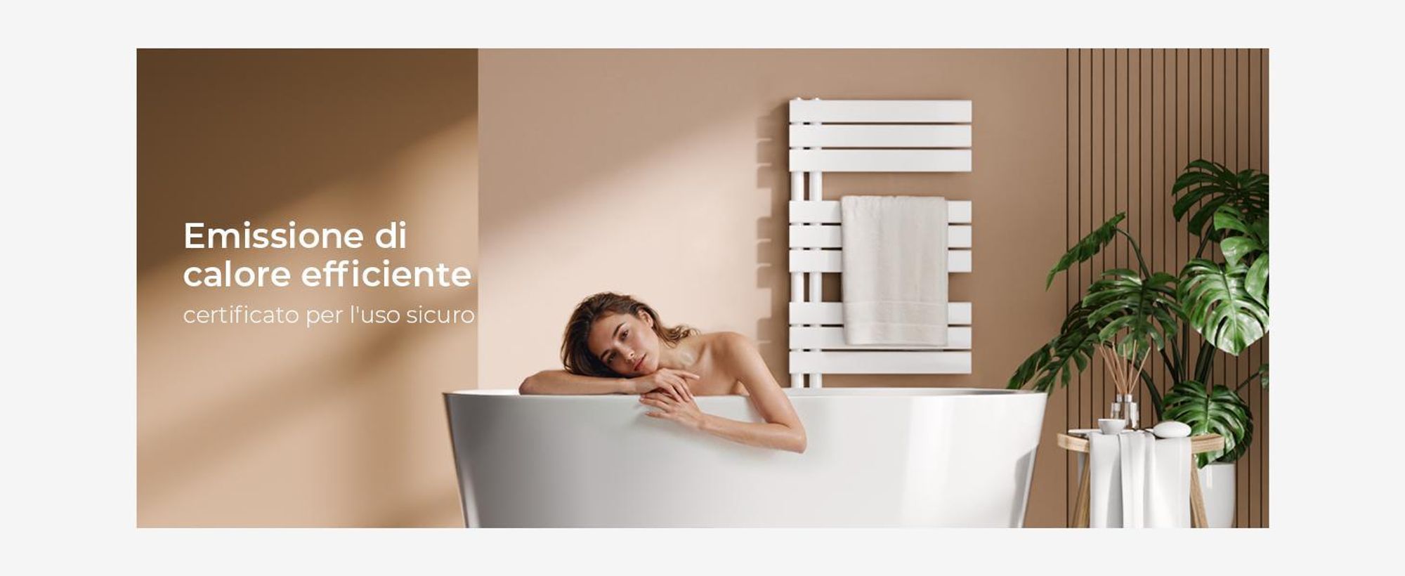S'AFIELINA 1599x500mm Radiatore da bagno Radiatore per asciugamani Radiatore a pannello piatto per bagno Attacco laterale Bianco 794 Watt