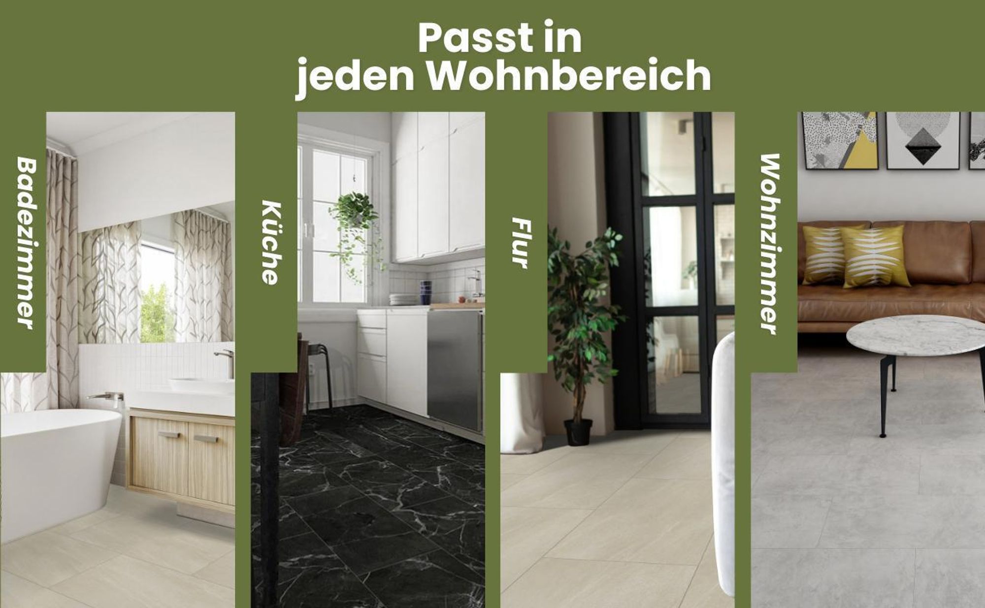 1 m² Klick-Vinyl-Fliese Marmor-Stein-Optik XL inkl. Trittschalldämmung – 830x470mm – Hochglanz Oberfläche – DIY-Verlegung von STILEWO -Twilight Marmor