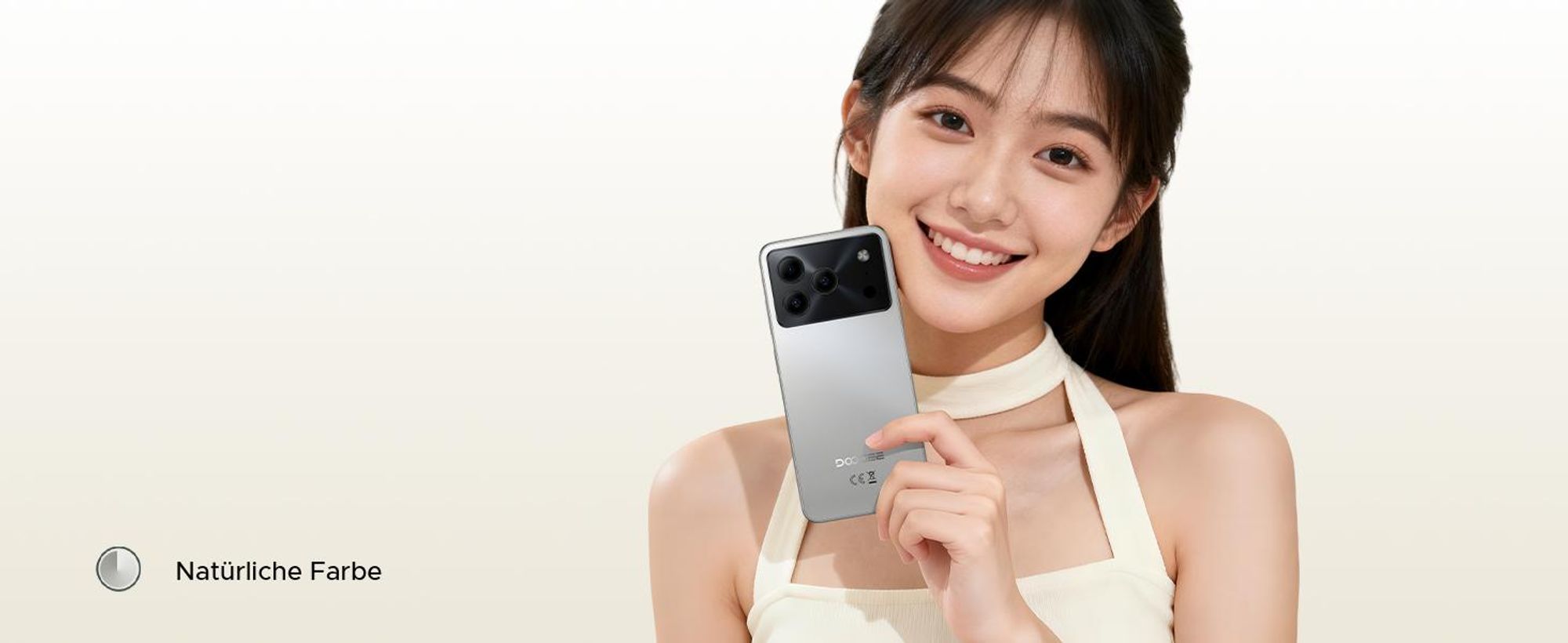 DOOGEE Note56 Pro Smartphone Handy, Android 16, 6,56" 90Hz, 6150mAh Akku, 32GB RAM+128GB ROM, 4G Dual-SIM, 13MP, NFC, Fingerabdruck, Gesichtserkennung