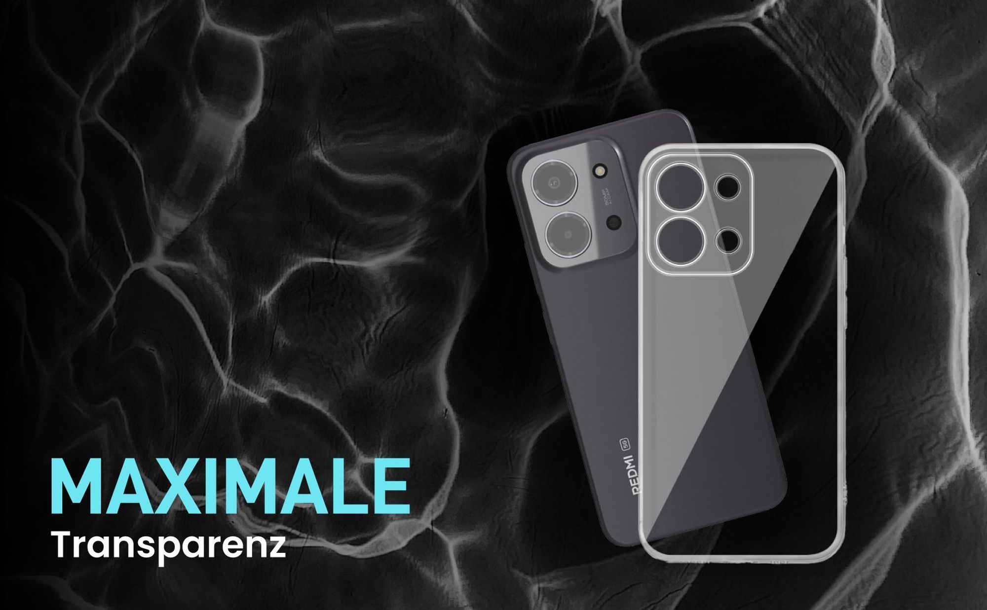 Flexible, exakt passgenaue Smartphonehülle für Xiaomi Redmi 15C