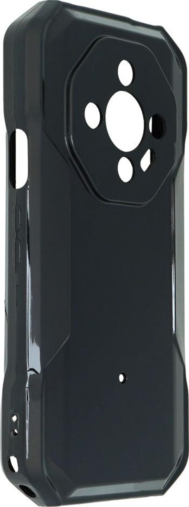 caseroxx Schutz-Hülle TPU-Hülle kompatibel mit Ulefone Armor X32 / X32 Pro, Gummi Handy Tasche schwarz  Bild 3