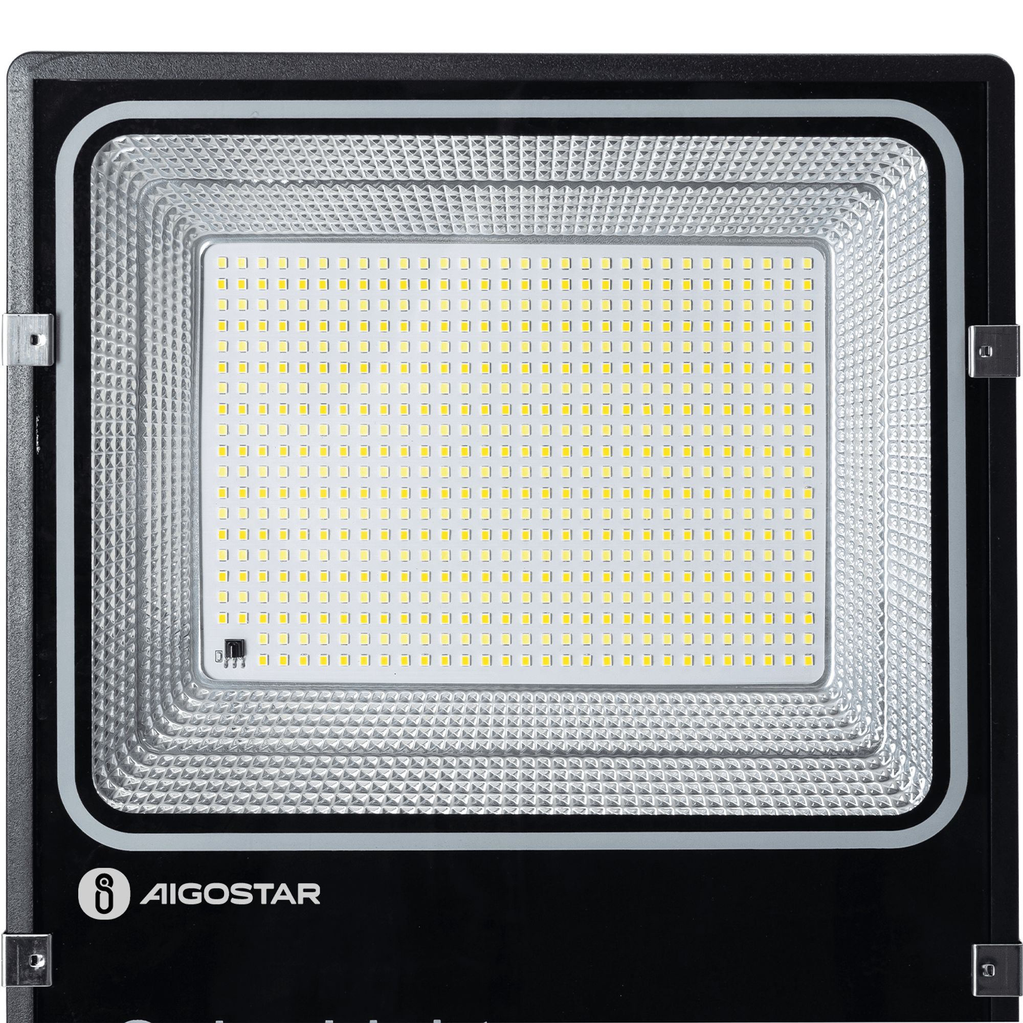 Aigostar-Solar LED Strahler Außen mit Große Solarpanel,5 m Kabel,Dimmbar 3000K/4500K/6500K,16000mAH,Große Batteriekapazitä,IP66