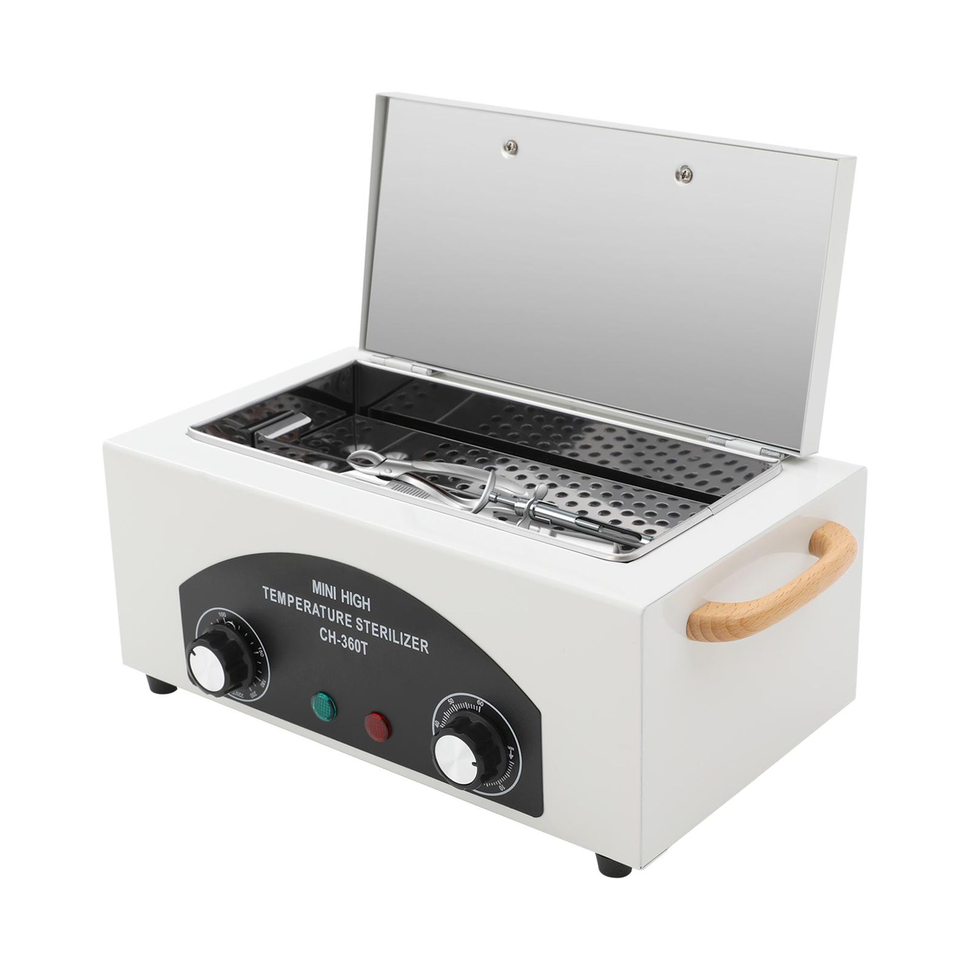 Metall-Werkzeug-Reinigungsbox, Hochtemperatur-Maniküre-Werkzeug-Reinigungsmaschine
