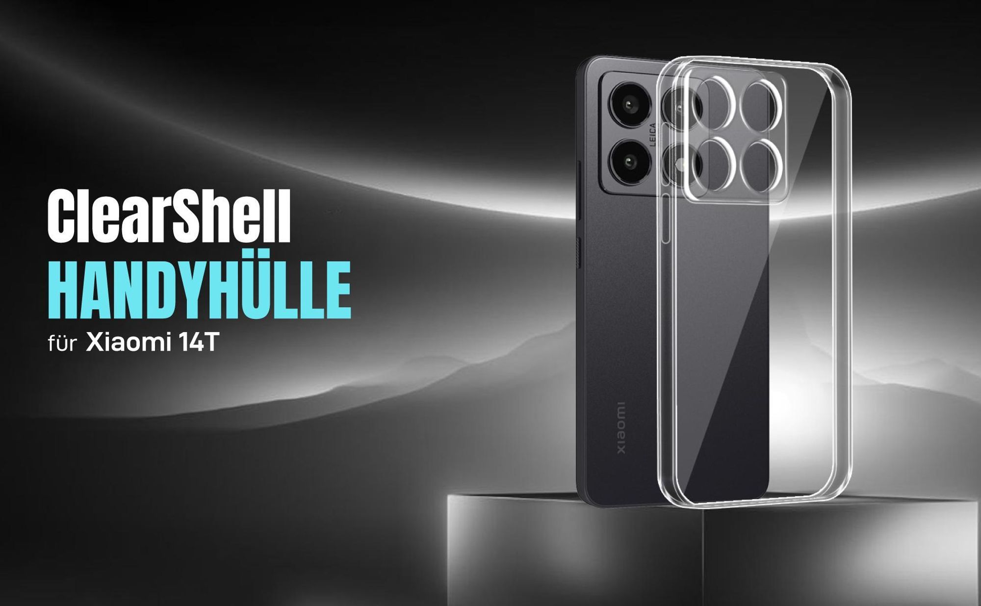 Transparente TPU Handyhülle mit optimiertem Schutz für Xiaomi 14T