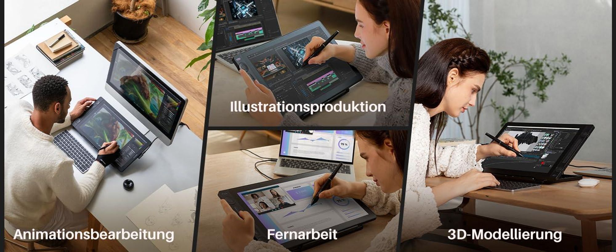 Huion Kamvas 16 NEW Gen.3 Grafiktablett