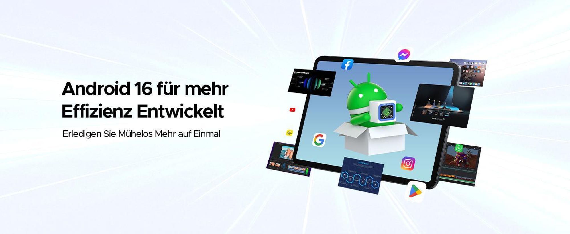 DOOGEE Tab G6 Max Tablet,Android 16, 13,4 Zoll, 32(6+26)GB+256GB/2TB TF, 4G LTE, 90Hz,11000mAh/18W,Widevine L1, 5G WiFi
