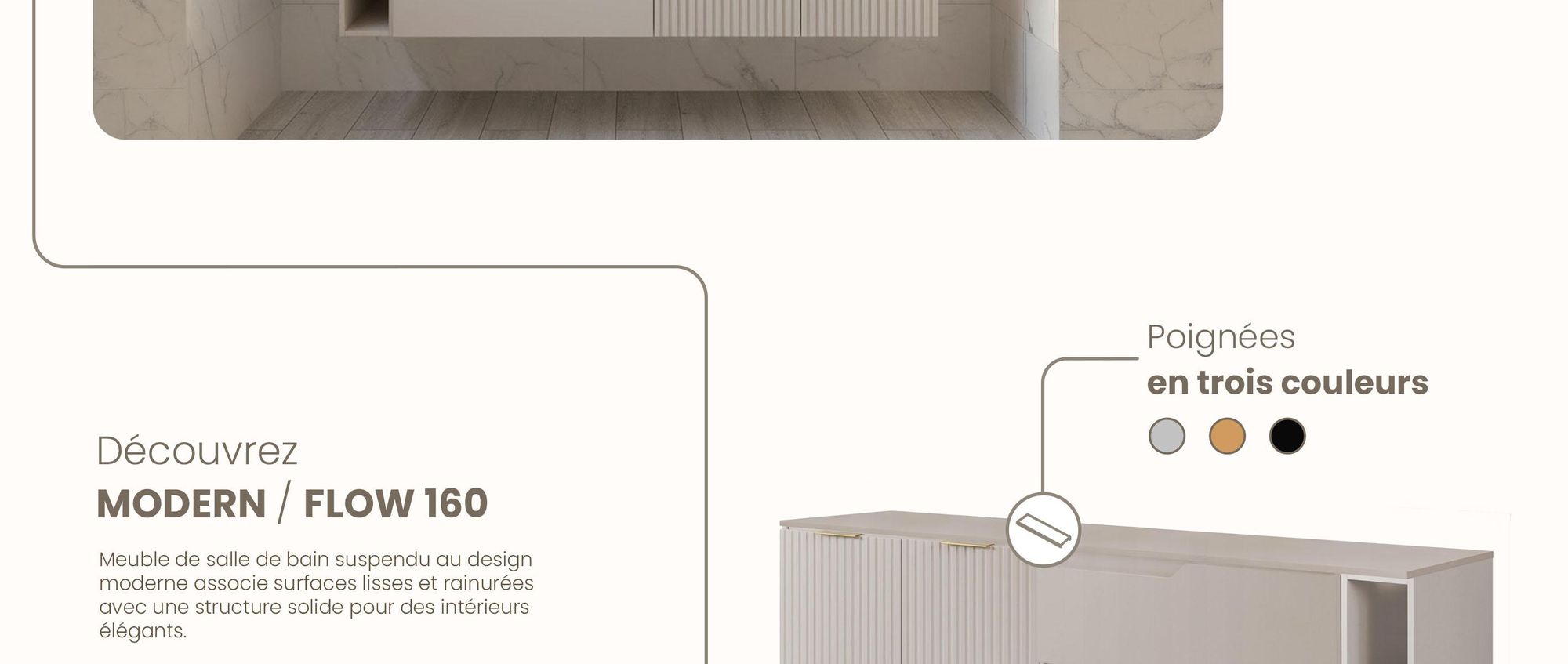 RODAN, meuble de salle de bain, armoire moderne, meuble sous vasque, meuble sous lavabo
