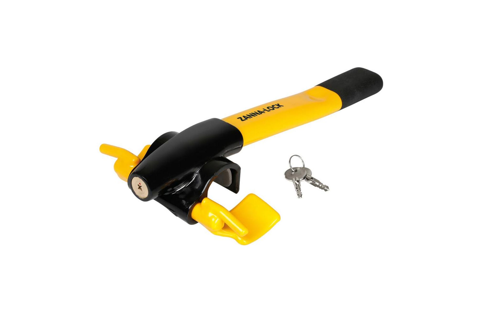 LAMPA Accessories: Zámok riadiacej páky Zanna-Lock – mechanická ochrana proti krádeži pre osobné automobily, SUV a dodávky, s automatickým zamykaním