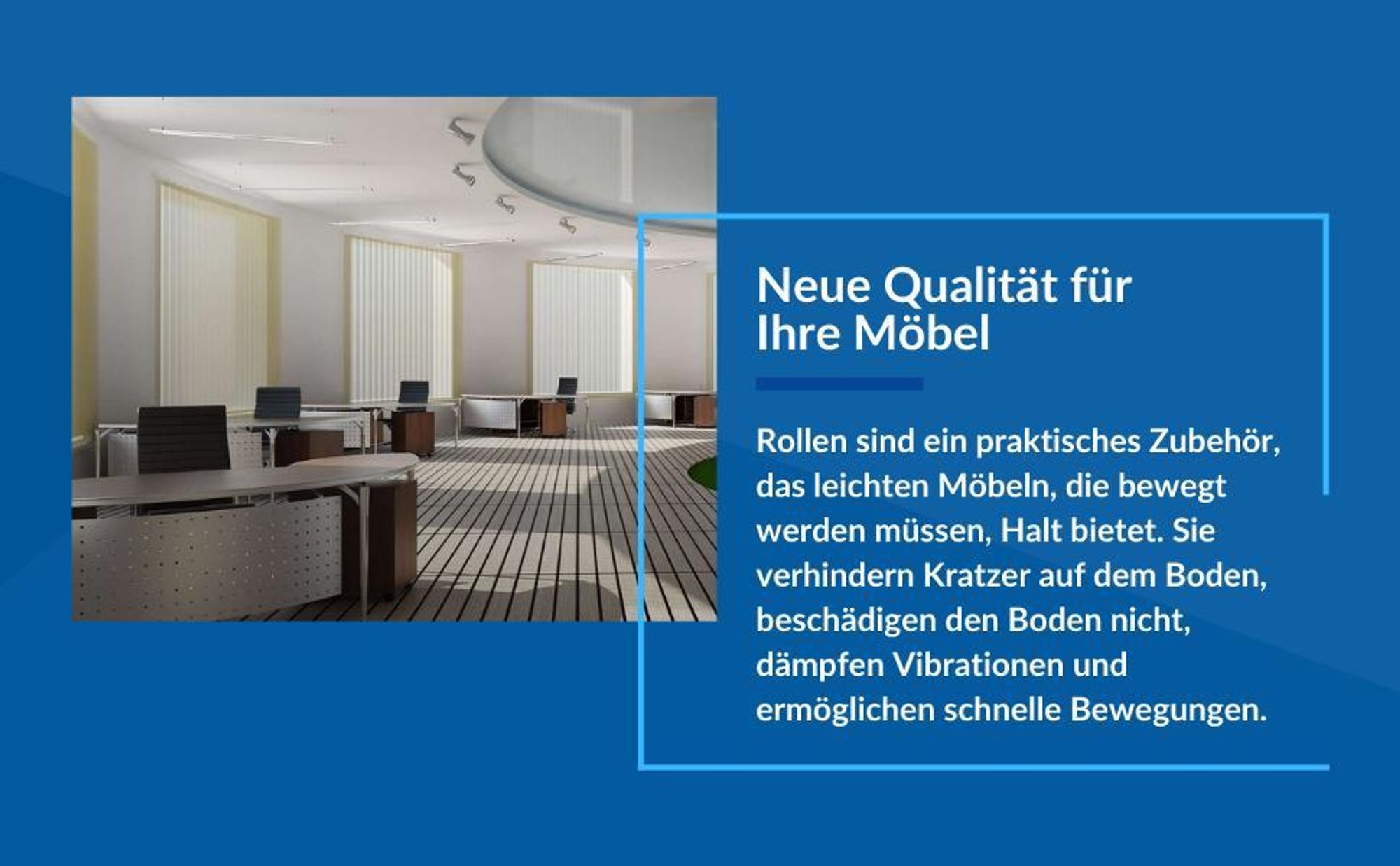 GTV - Möbelrollen CALIBRO | Lenkrollen | Rollen für Möbel | ohne Bremse | Durchmesser 35 mm | aus Kunststoff und Stahl | Schwarz