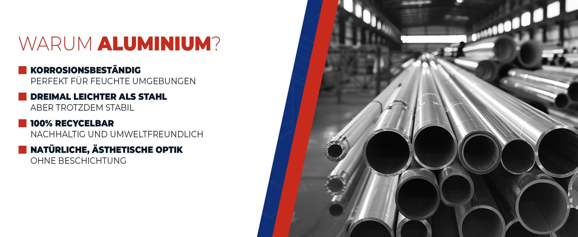 GalIndustrial, Aluminium, Alu Profil, Rundrohr, Profil, Aluminiumrohr