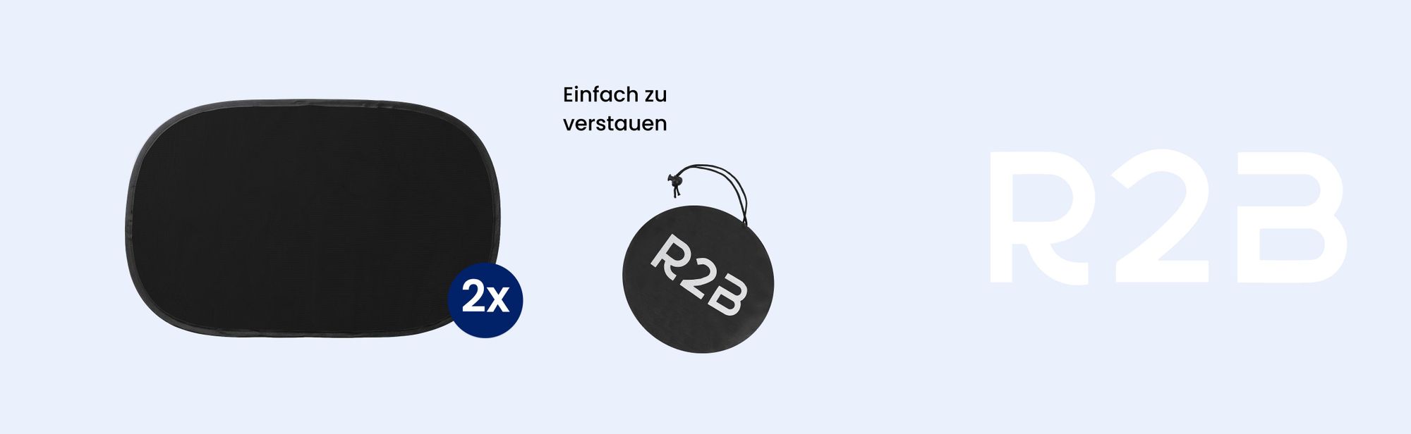 R2B Sonnenschutz Auto, 2 Stück Sonnenschutz Auto Baby, Selbstklebende Sonnenschutz, Sonnenschutz Auto hinten, Sonnenschutz Auto Kinder, Saugnäpfe Sonnenblende, Autofenster Sonnenschutz