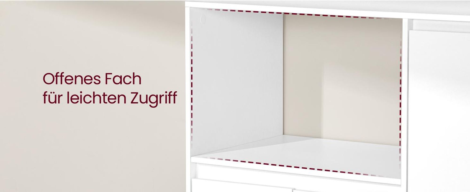 VASAGLE Mehrzweckschrank, Küchenregal, mit Türen, verstellbaren Einlegeböden, 40 x 90 x 90 cm, weiß