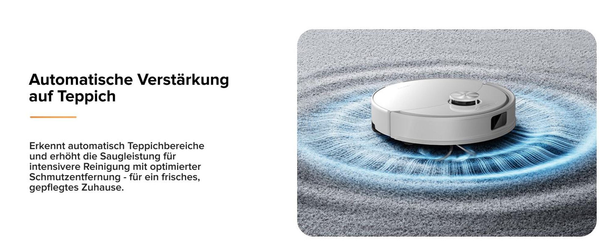 Roborock Q10 S5+ Staubsauger Roboter, 10.000 Pa(Upgrade von S8 Plus), Dual Anti-Tangle System, Auto Lifting Mopping, Ideal für Tierhaare (Weiß)