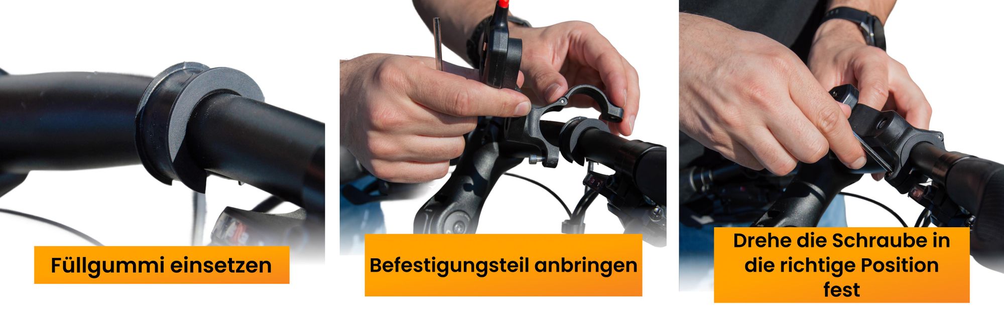 R2B Fahrrad Handyhalterung mit Powerbank 5000 mAh, wasserdichte Handyhalterung für Fahrrad, Smartphone Halterung