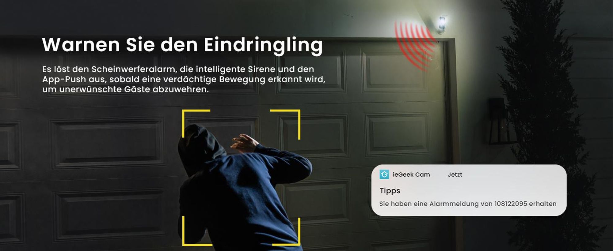 Überwachungskamera Aussen Akku Solar - 2K Kamera Überwachung Aussen WLAN Outdoor kabellos Solarpanel
