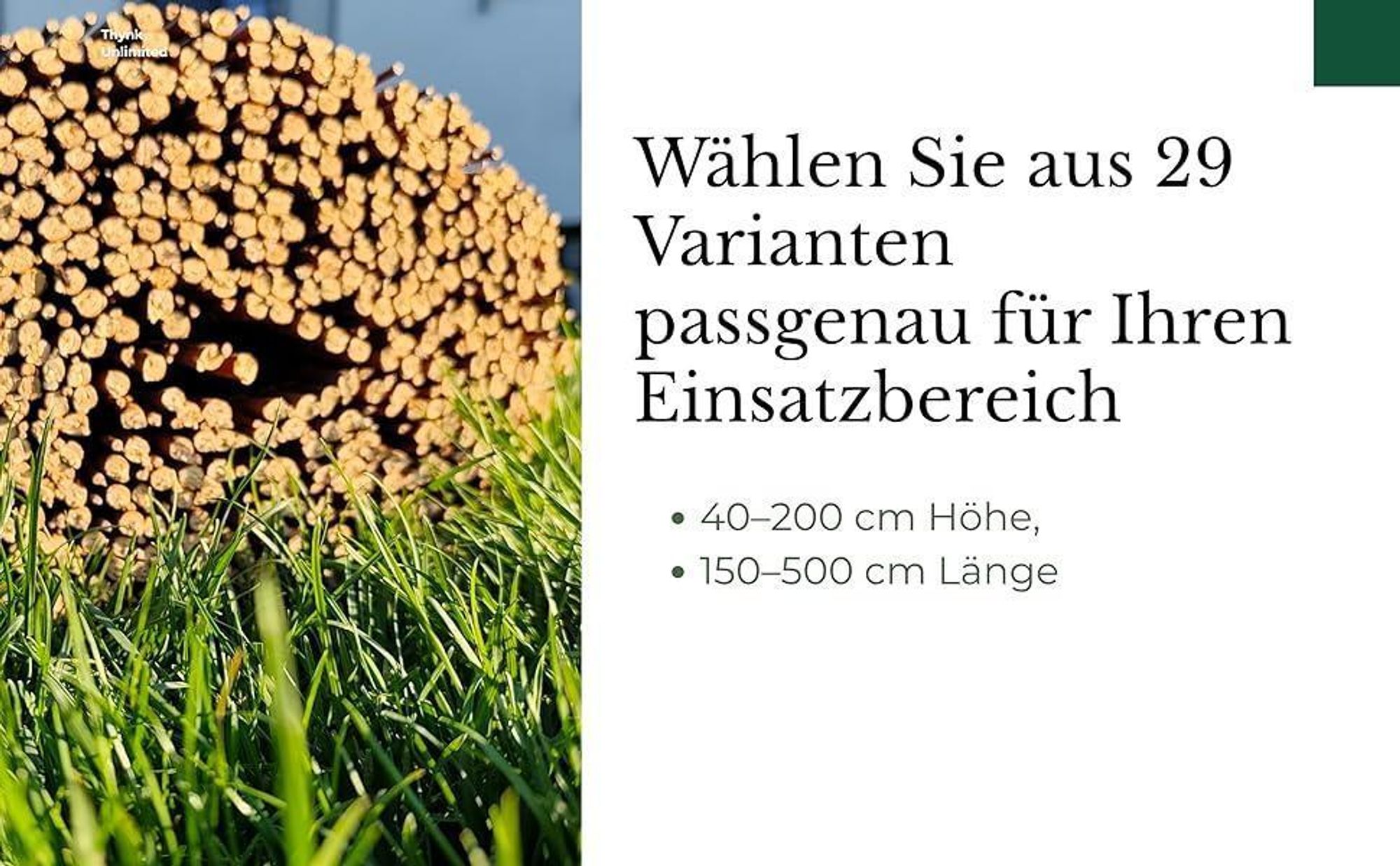 Weidenmatte 100 x 300 cm Gartenzaun Balkon Weidenzaun Zaun Windschutz & Sonnenschutz Balkonverkleidung Wetterfest Sichtschutzzaun Sichtschutzmatte