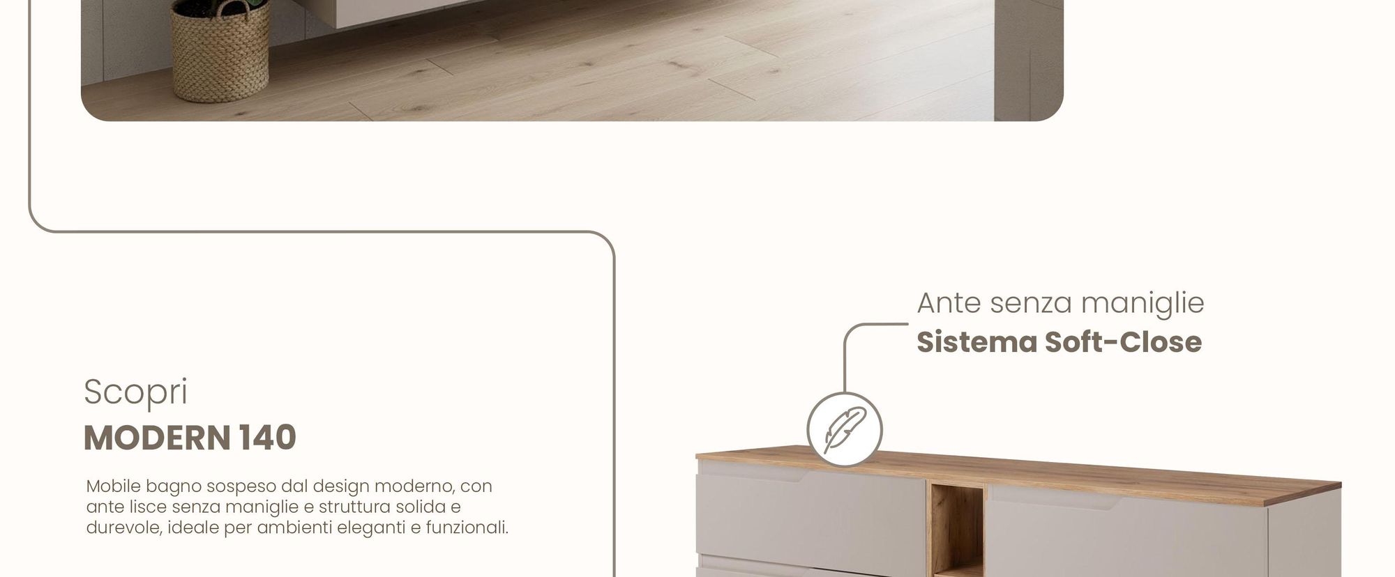 RODAN, mobile bagno, mobile sotto lavabo, mobile bagno moderno, mobili per il bagno