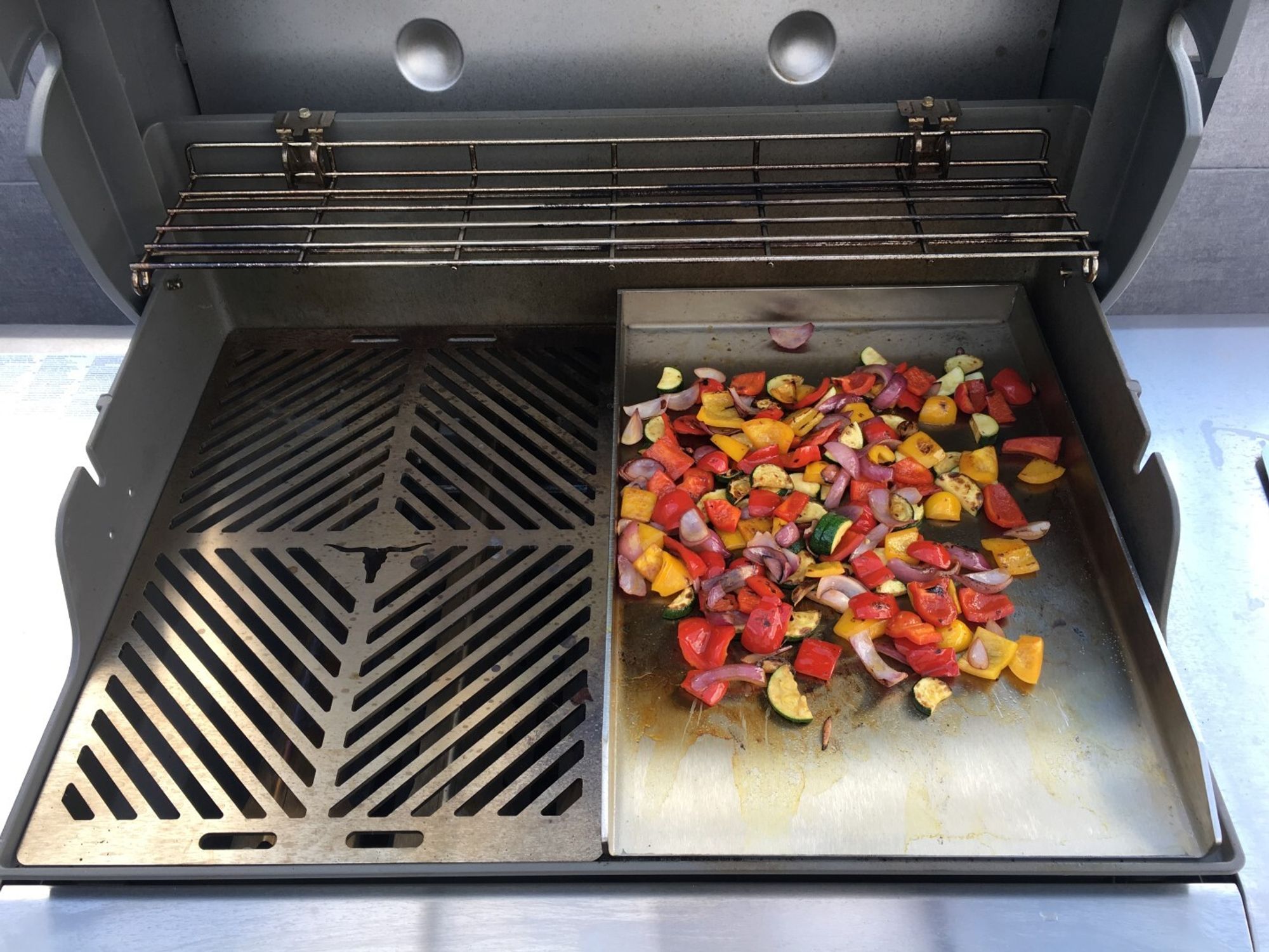 Edelstahl Plancha für Gasgrills/Grillplatte/für Rösle Videro G3/G4/G6 (430 x 300mm)