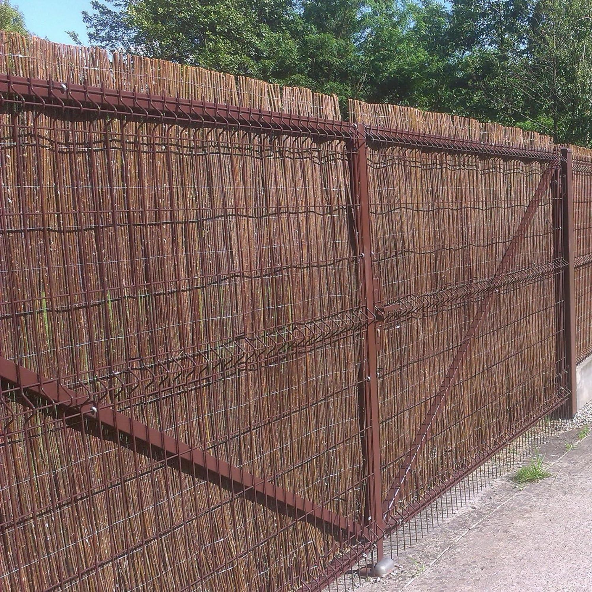 FOR THE GARDEN Stuoia in Salice 200x300 cm – Recinzione Naturale, Frangivento e Frangisole per Balcone e Giardino