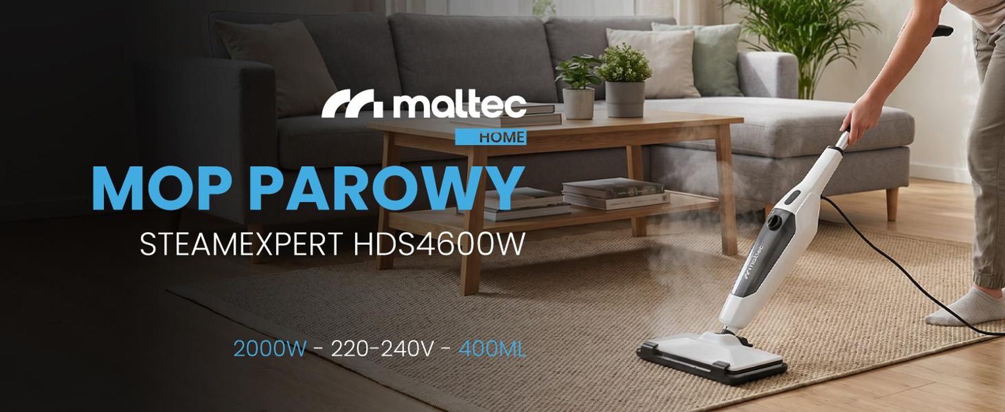 Odkurzacz parowy wielofunkcyjny 2000w mop do podłóg tapicerki z akcesoriami