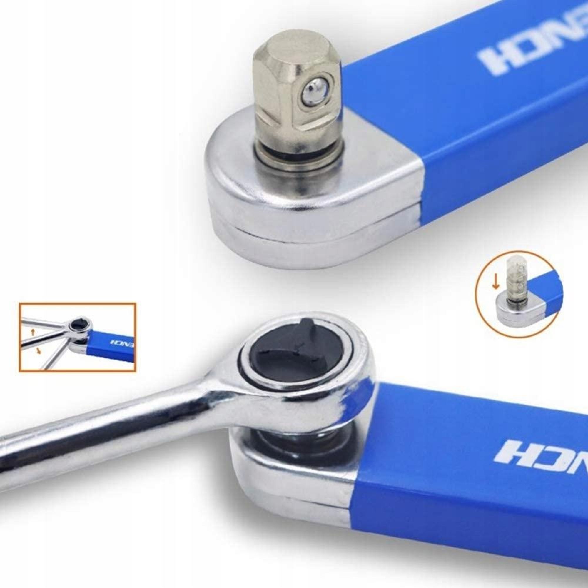 LUXTOM | Predlžovací kľúč, 1/2", 1/4", 3/8", pre mechanikov, garážových mechanikov, predlžovací kľúč
