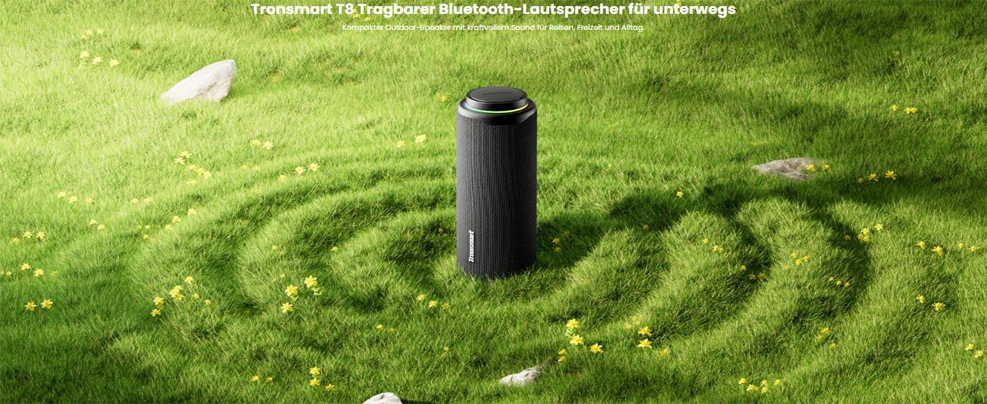 Tronsmart T8, 2.1 Kanäle, 40 W, 56 - 20000 Hz, Verkabelt & Kabellos, 15 m, Tragbarer Stereo-Lautsprecher