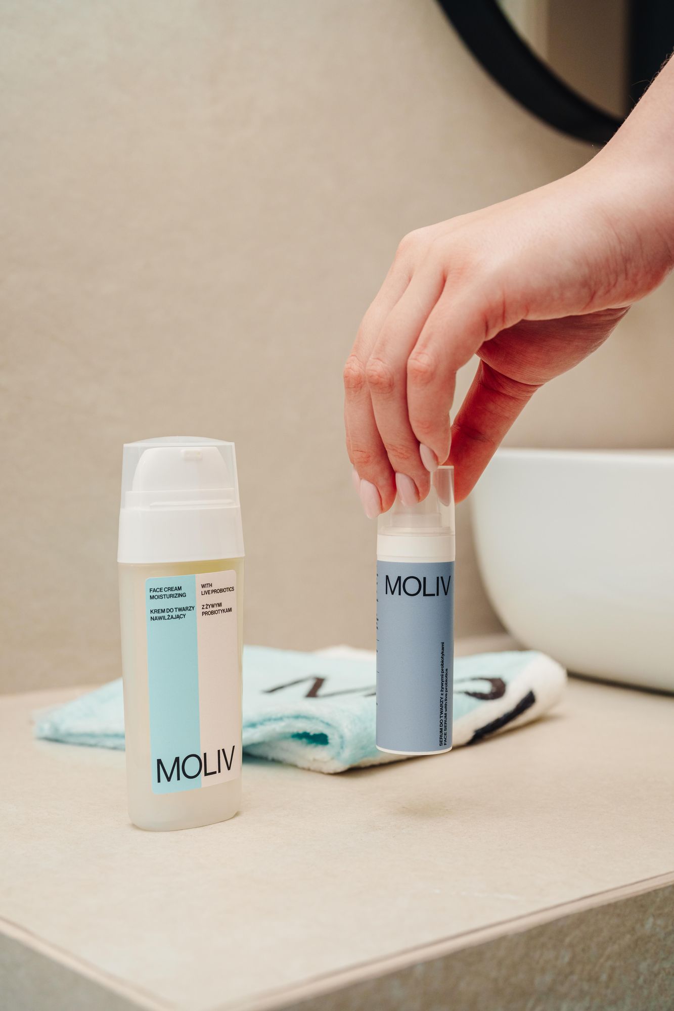 MOLIV Feuchtigkeitscreme mit lebenden Probiotika 30ml