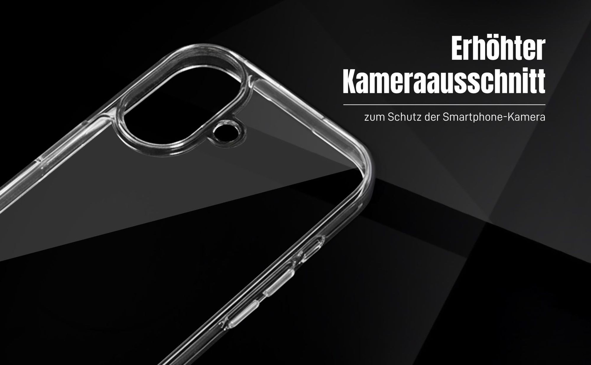 TPU Backcover für Apple iPhone 17 mit erhöhtem Kameraausschnitt