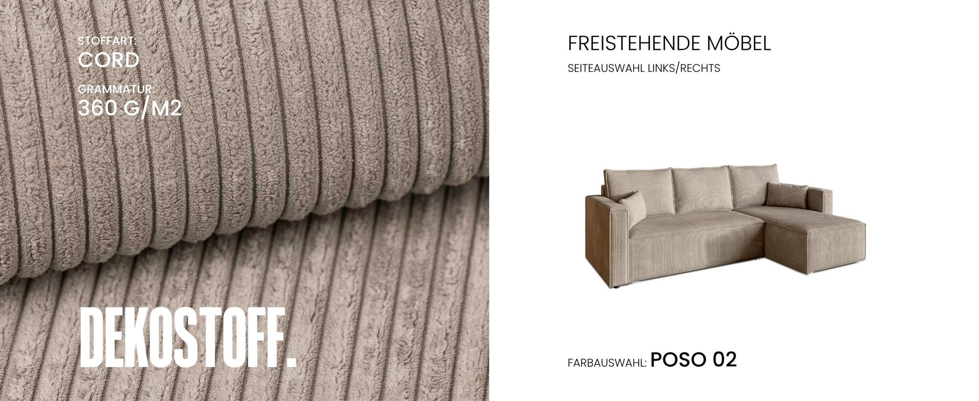 BroMARKT Ecksofa TOP Schlaffunktion Bettkasten L-Form Hellbeige
