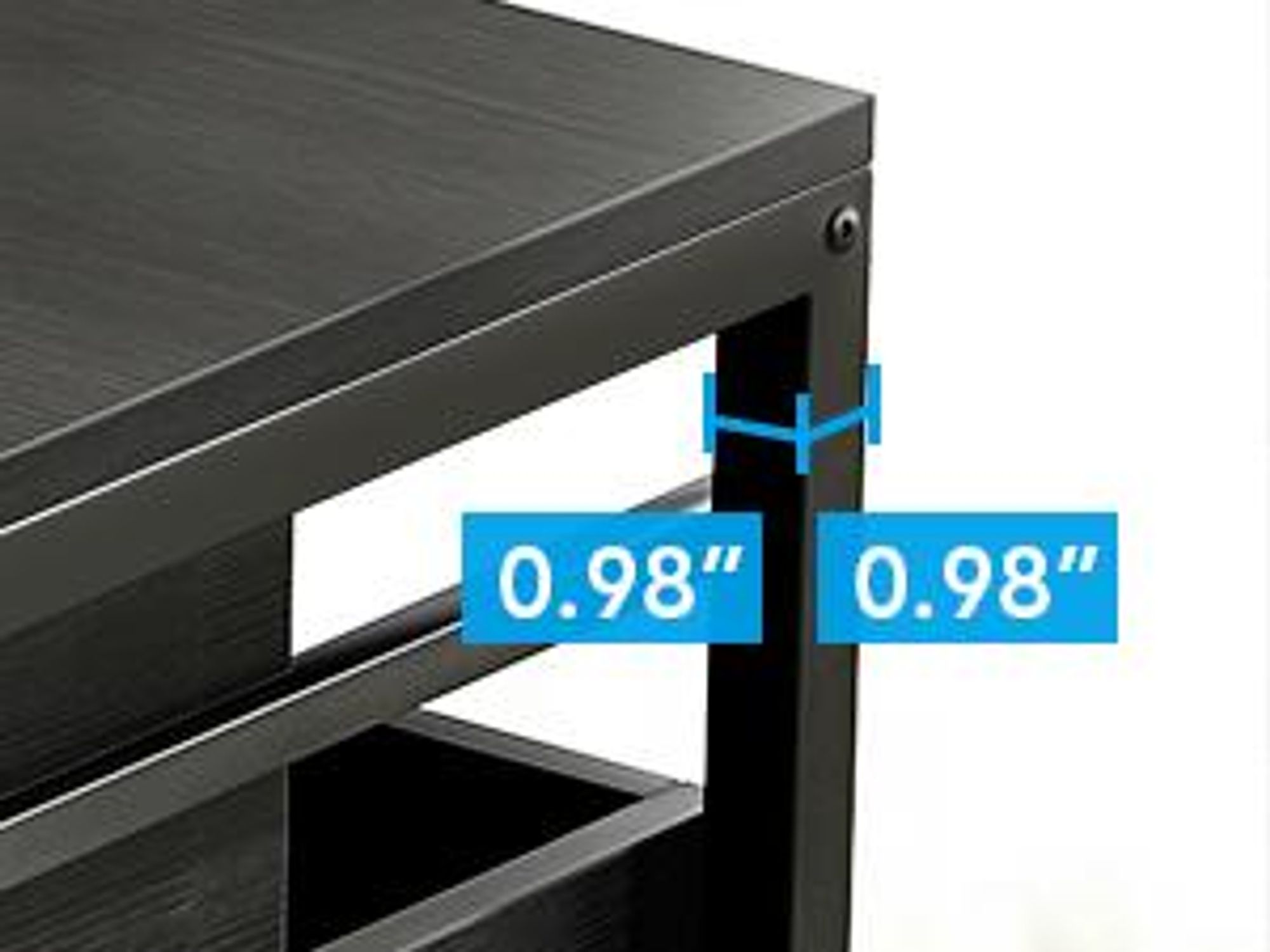 Tribesigns L-förmiger Schreibtisch mit Schubladen, 150 cm Eckschreibtisch mit Regalen, umkehrbarer L-förmigerBüro Arbeitstisch, HomeOffice, Schwarz