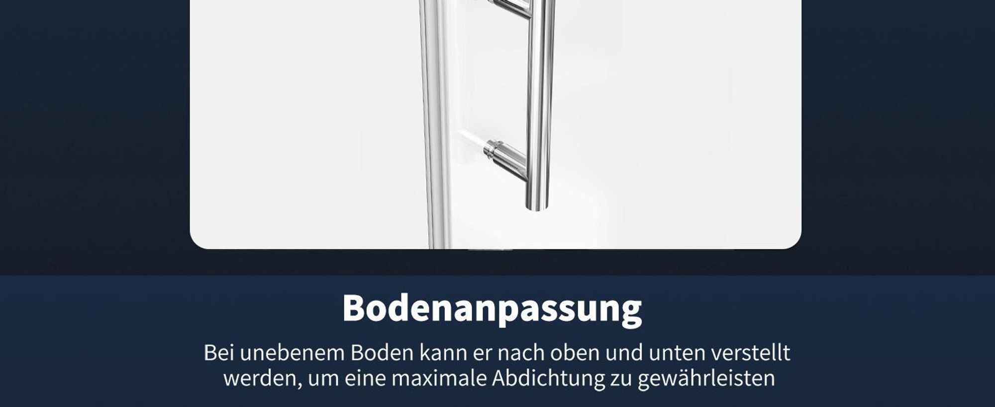 Nischentür 70x195cm Duschabtrennung Schwingtür Nishe Duschkabine Drehtür Duschtür 6mm ESG NANO Glas Duschwand Sicherheitsglas Pendeltür Dusche