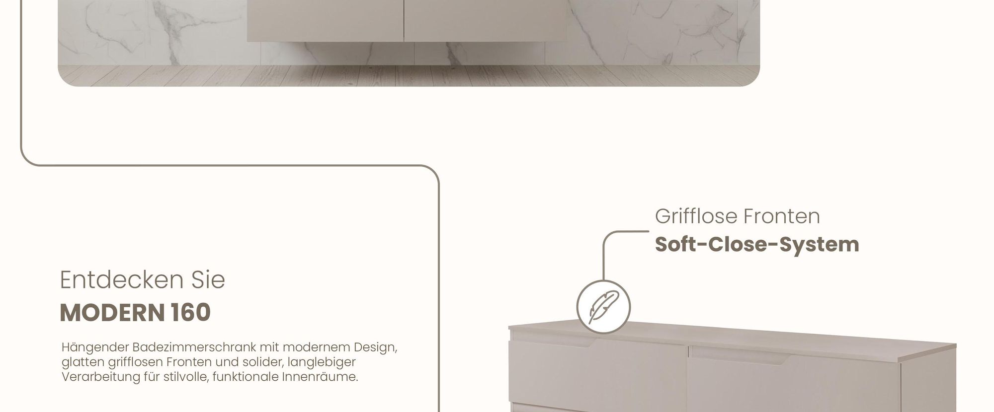 RODAN, Badmöbel, Badschrank, Badezimmermöbel, Badezimmer, MODERN, Waschbeckenunterschrank