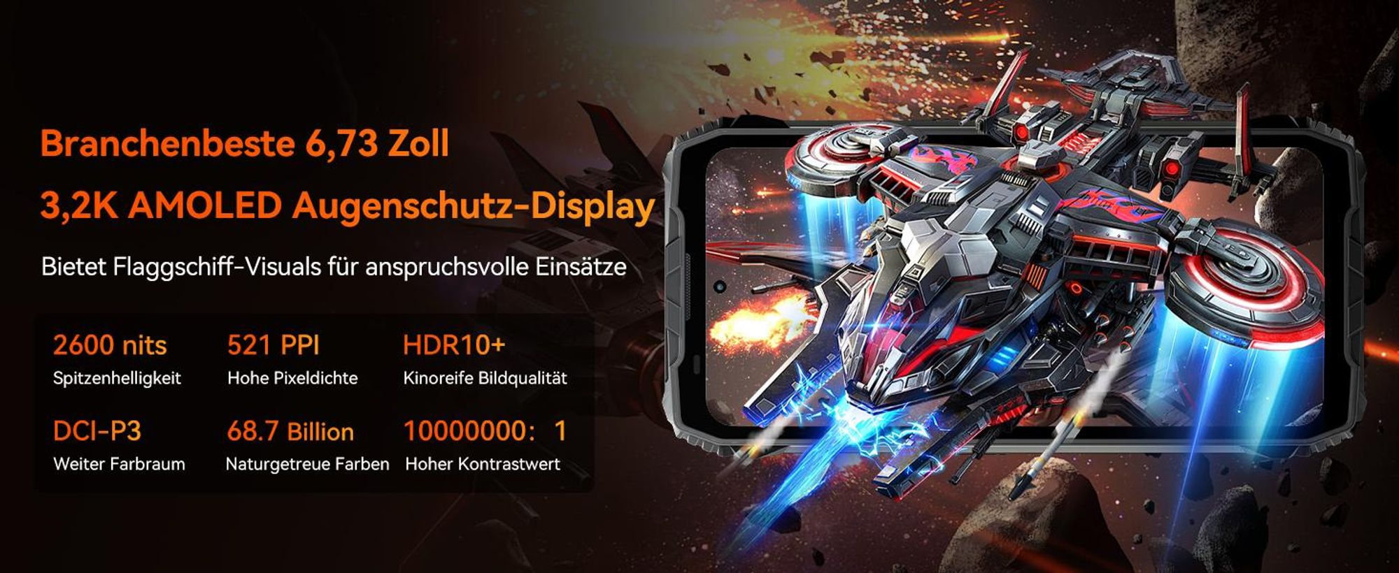 2026 Blckview XPLORE 2 5G eSIM Ohne Vertrag Outdoor Handy,36+256GB,Dimensity 8300/120W,20000 mAh, 50MP+20MP, Infrarot-Fernbedienung,NFC/IP69K