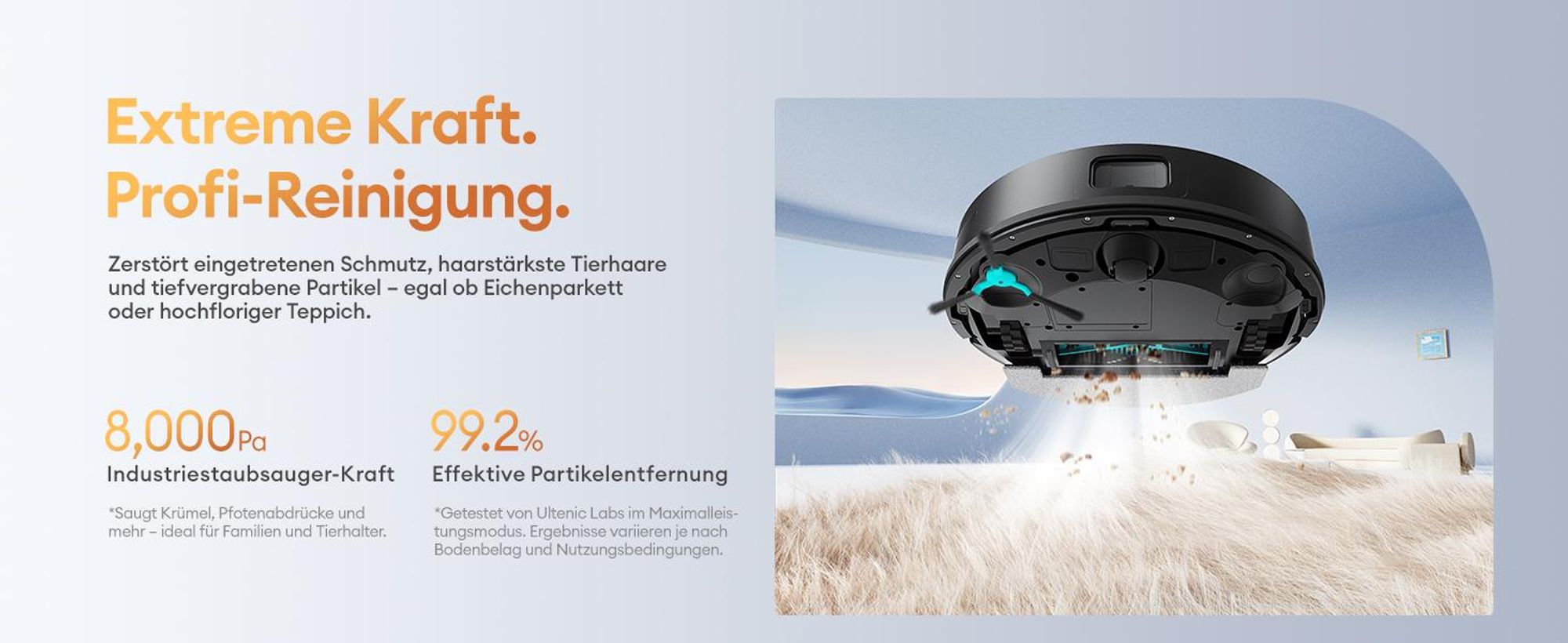 Saugroboter, staubsauger roboter, Saugroboter mit wischfunktion, Saugroboter mit Absaugstation,