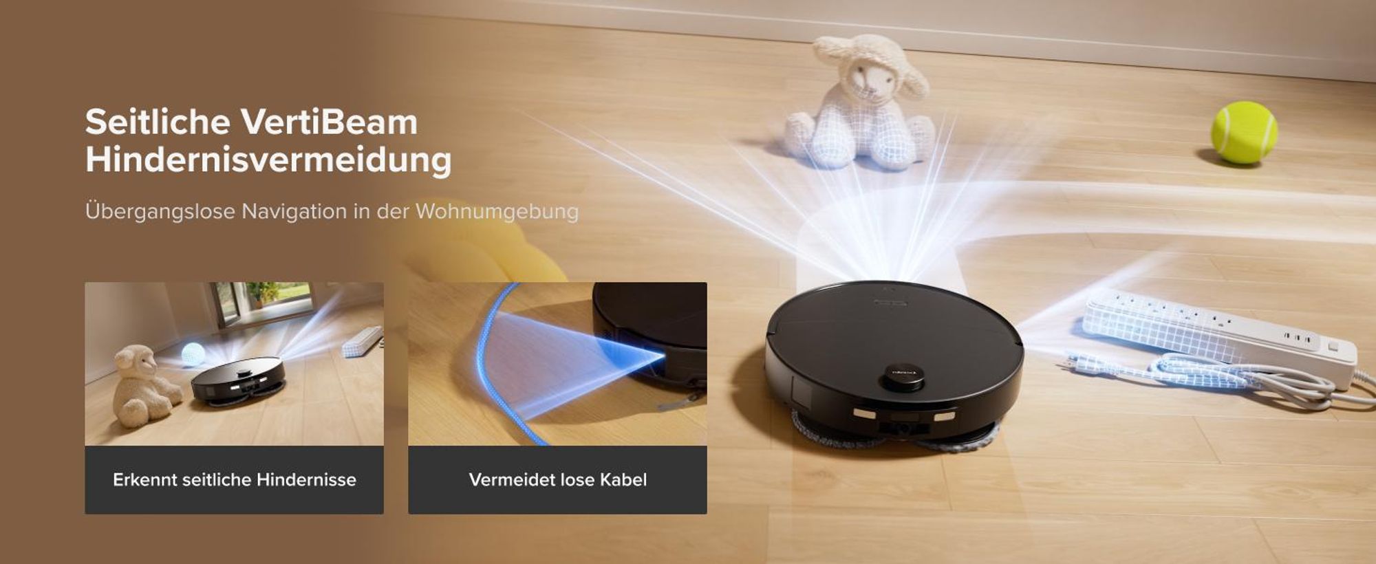 Roborock Saros 20 Neo Set Saugroboter mit Wischfunktion, 36.000 Pa Saugkraft Dual Zero-Tangle-System, FlexiArm Technologie 100°C Heißwasser-Moppwäsche