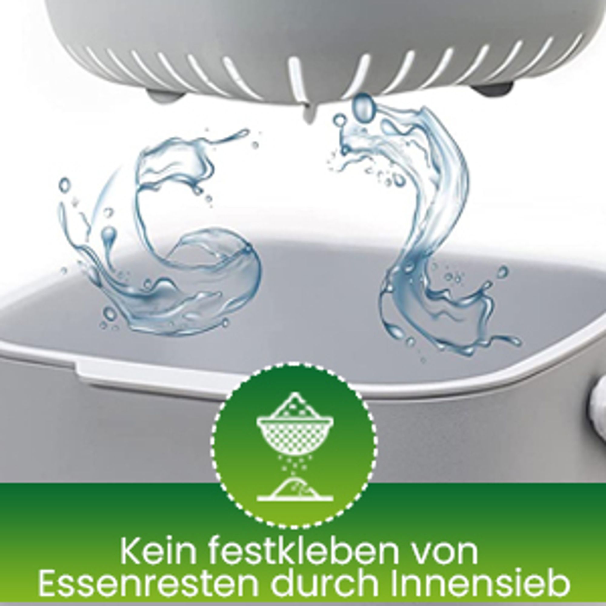 YourCasa Biomülleimer Küche 4L Komposteimer Küche für alltäglichen Biomüll Behälter - Spülmaschinenfest Beige