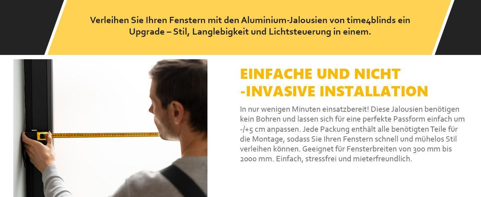 time4blinds - Jalousien Fenster Innen ohne Bohren, Alu Jalousie Aluminium Rollos, Weißer Glanz, Links, 700x800