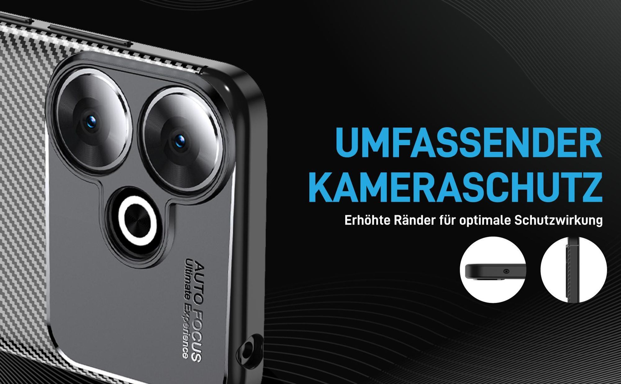 Stoßfestes Handy Case mit Kameraschutz für Xiaomi Redmi 13