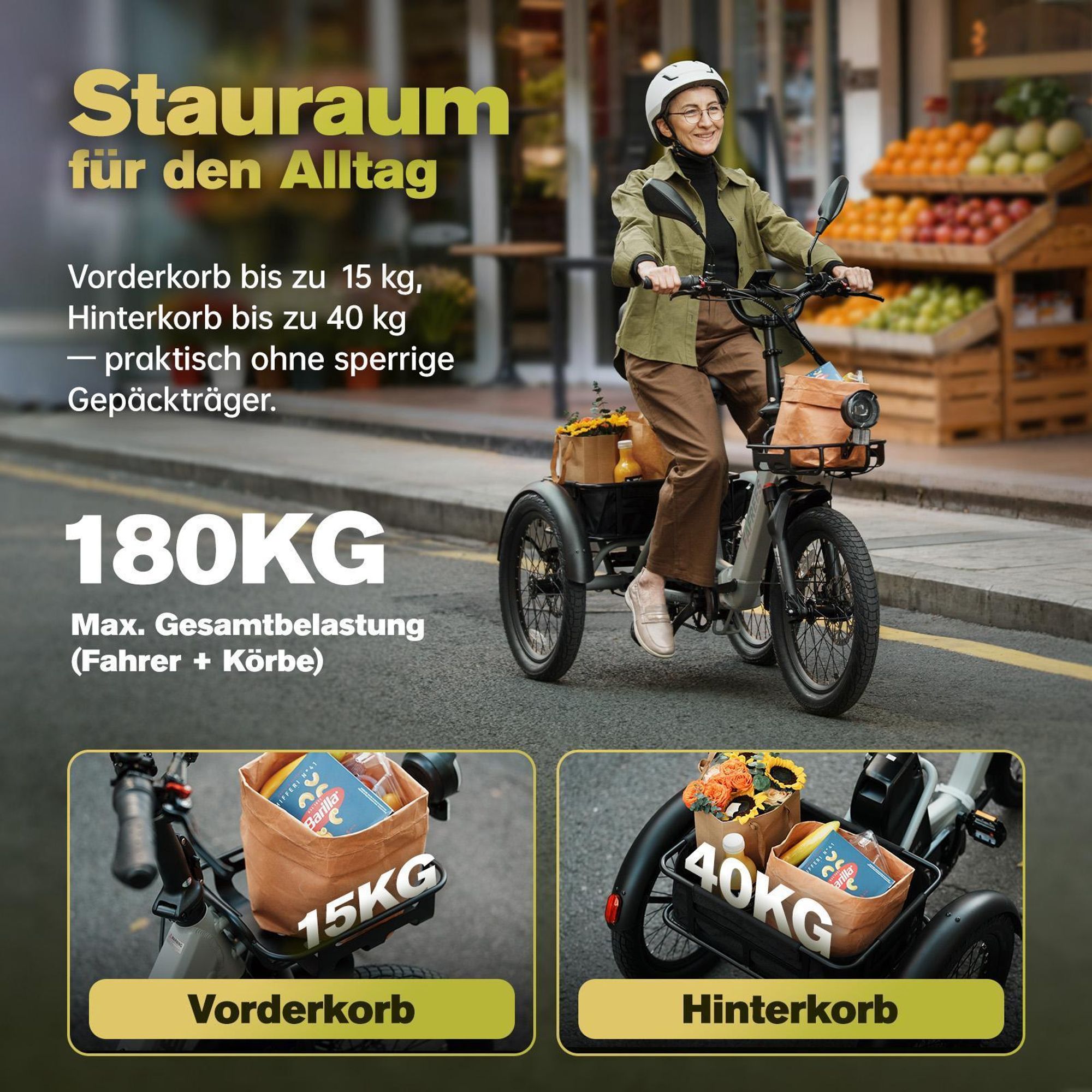 Elektrofahrrad FAFREES F20 Mate II - Motor 250W Akku 48V25AH 20" Reifen Hydraulische Scheibenbremse - Olivgrün