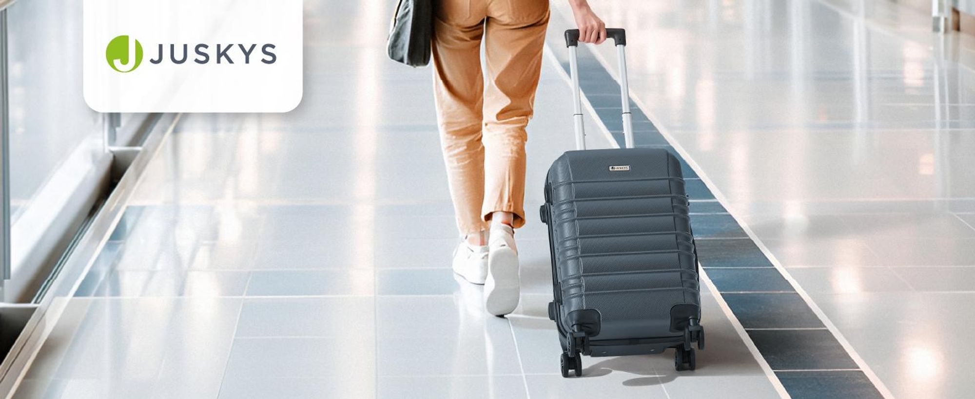 Juskys Hartschale Kofferset Reisekoffer 4 teilig - Zahlenschloss, geräuscharme 360° Rollen groß, Teleskopgriff, leicht - Koffer in Anthrazit