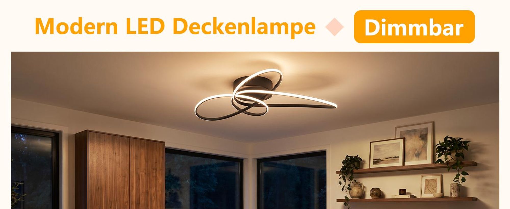 ZMH LED stropné svietidlo 30W čierne stmievateľné s diaľkovým ovládaním moderný kruhový dizajn vnútorné osvetlenie pre obývačku spálne kuchyňu jedáleň
