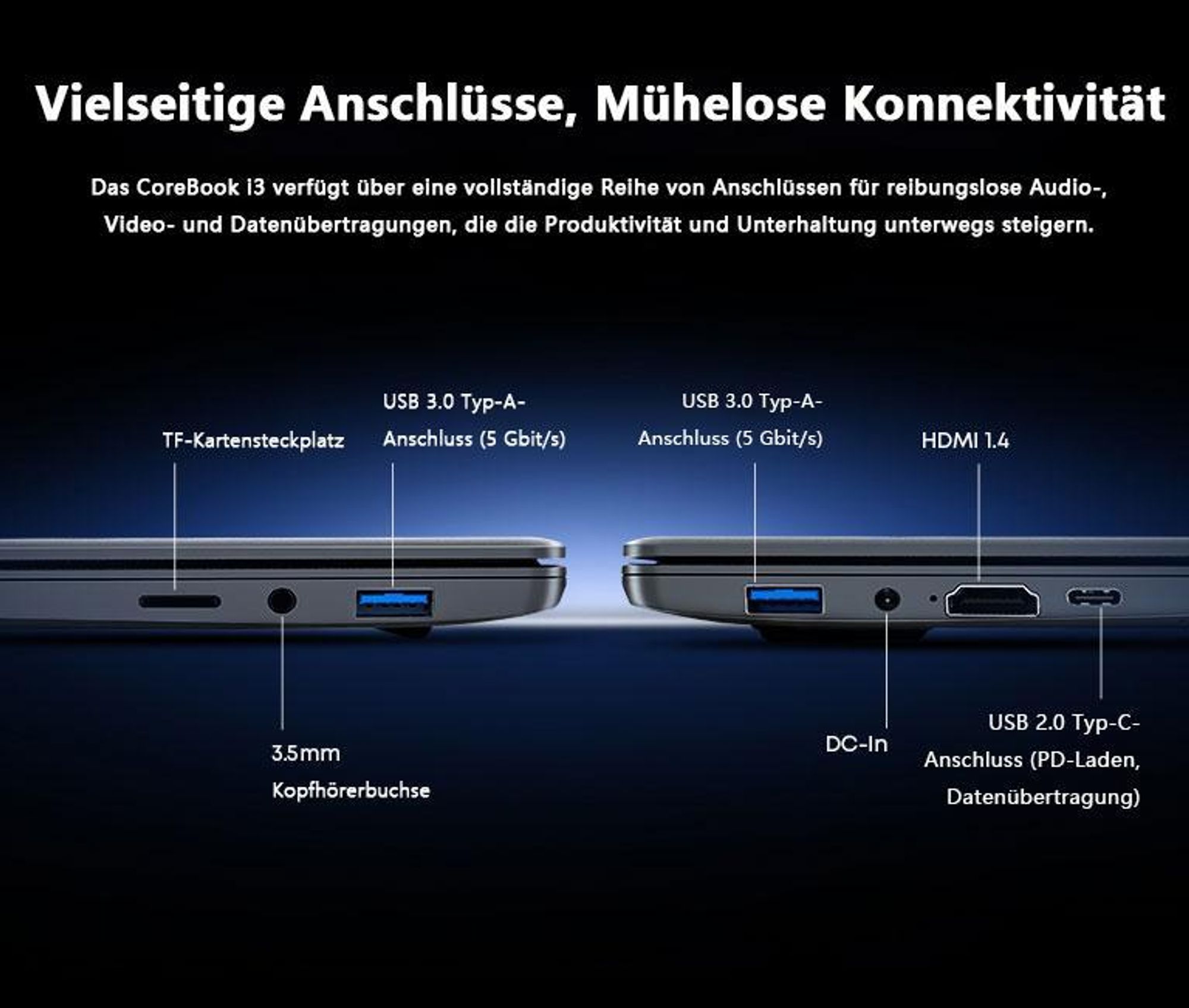 Chuwi CoreBook-K1 i3-10100Y 14  FHD IPS 8GB SSD256 BT Win11