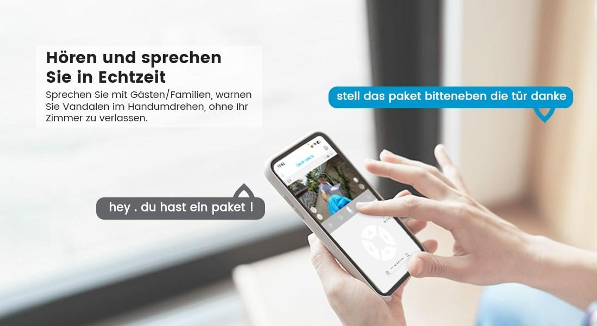 ieGeek 4G LTE Überwachungskamera Außen Akku 9600mAh mit Solarpanel und PTZ, IP Kamera Outdoor mit Farbnachtsicht, PIR-Sensor, 2-Wege-Audio, IP65, 64GB