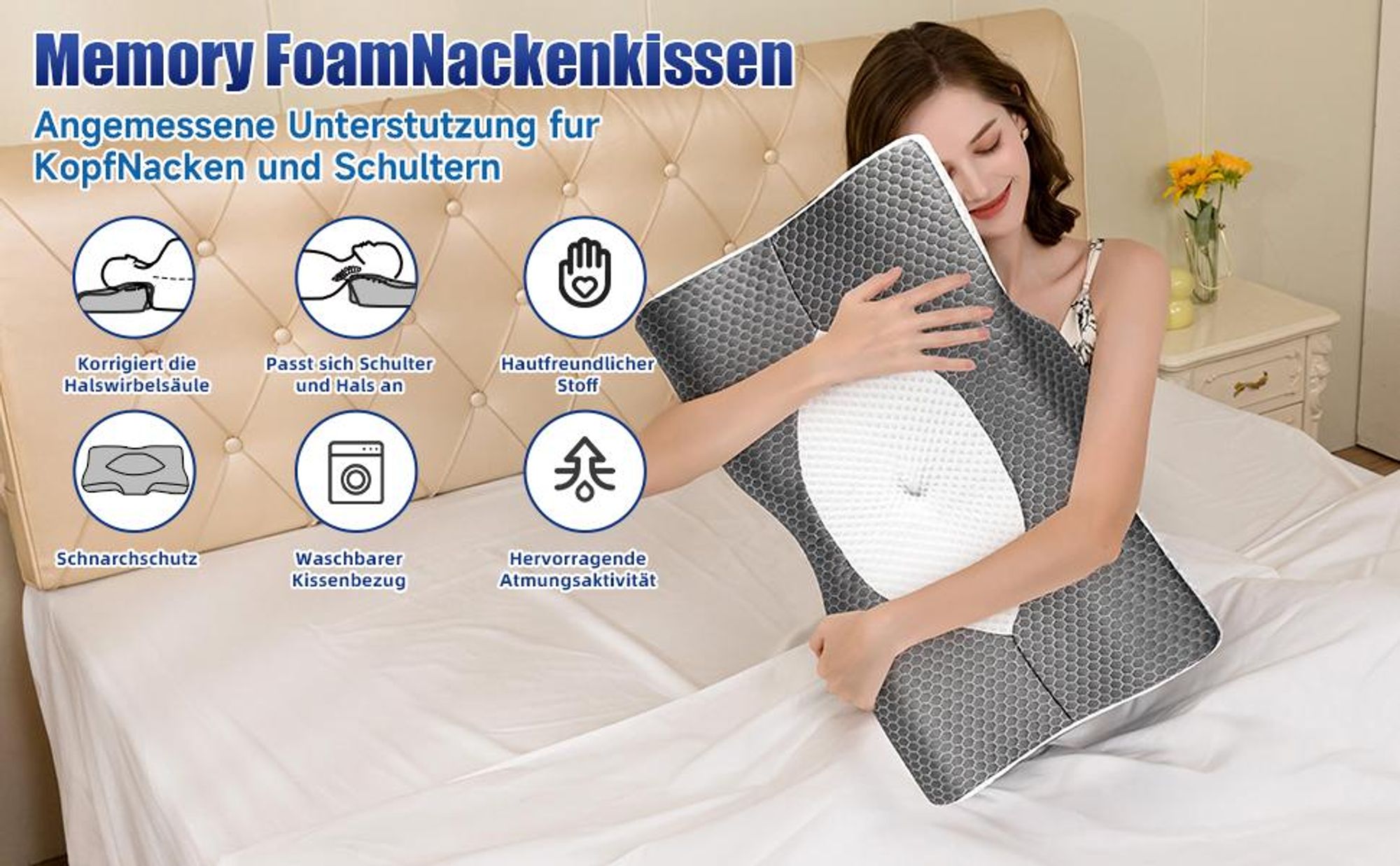 Guter Schlaf beginnt mit einem guten Kissen