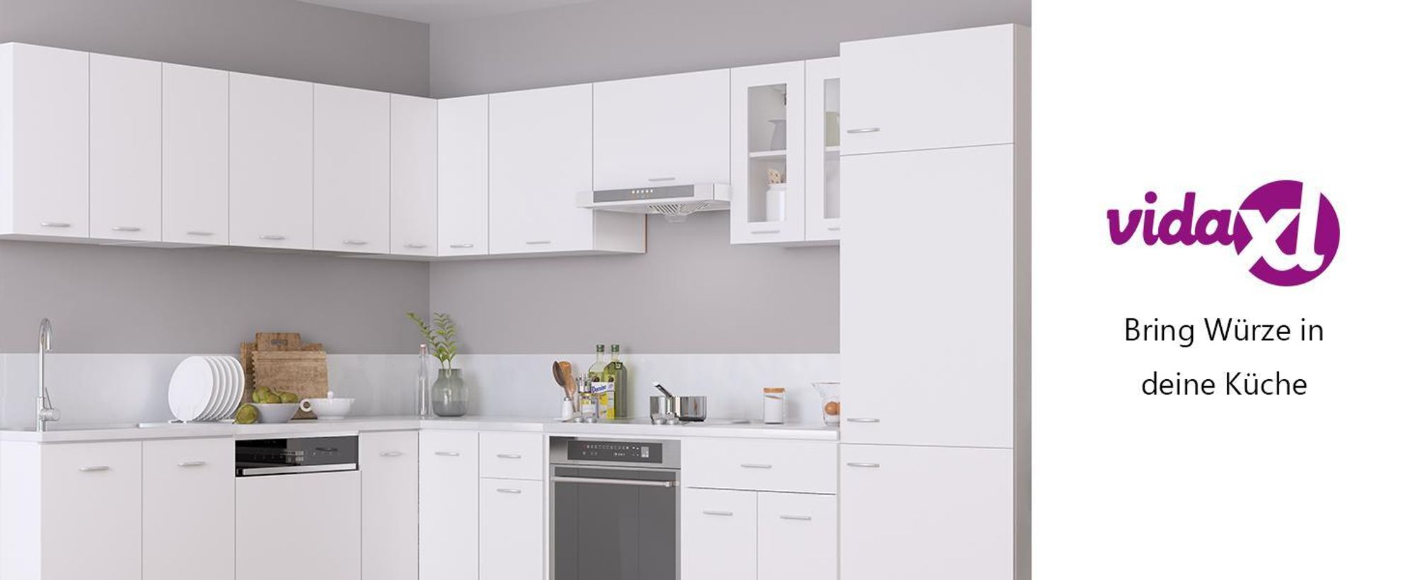 vidaXL Hängeschrank Lyon Weiß 60x31x60 cm Holzwerkstoff