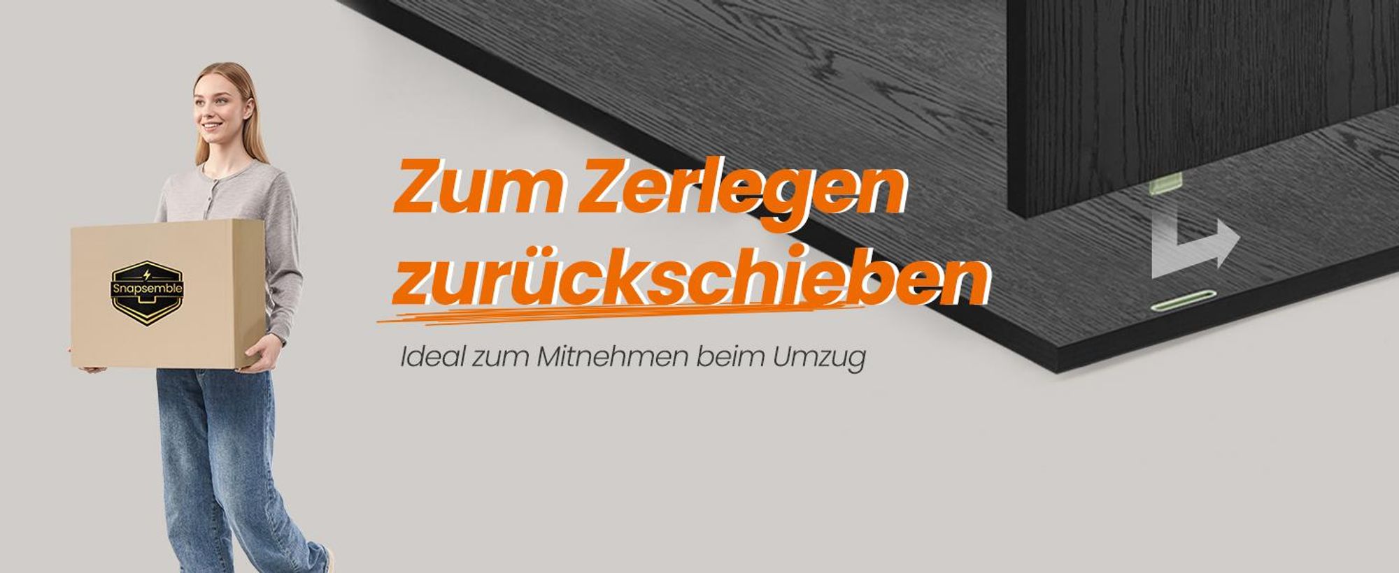 SONGMICS HOME Superschnelle werkzeuglose Montage, Sideboard mit Beleuchtung, 2er Set Aufbewahrungsschrank, TV-Schrank, Glasablage,Toolless-Technologie