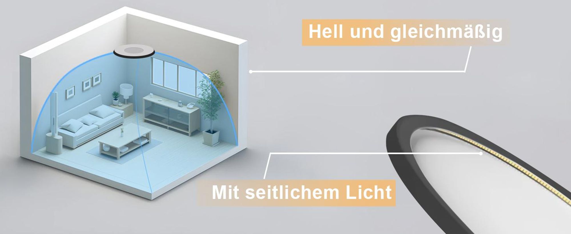 ZMH Lampa sufitowa LED Lampa sufitowa  Ø22cm  Płaska 18W Lampa korytarzowa Czarna Lampa sufitowa do kuchni 3000K Okrągła lampa kuchenna Ciepła biel do korytarza  Sypialnia