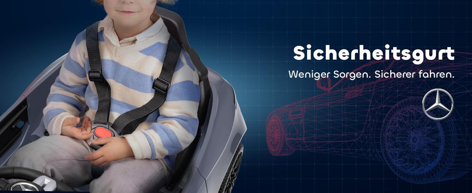 AIYAPLAY Kinder Elektroauto 2x12V Kinderauto mit Musik, MP3, Sanftem Start/Stopp